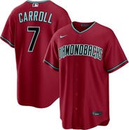 Nike Men's Nike Corbin Carroll Crimson Arizona Diamondbacks Alternate 2 Replica Jersey