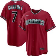 Nike Men's Nike Corbin Carroll Crimson Arizona Diamondbacks Alternate 2 Replica Jersey