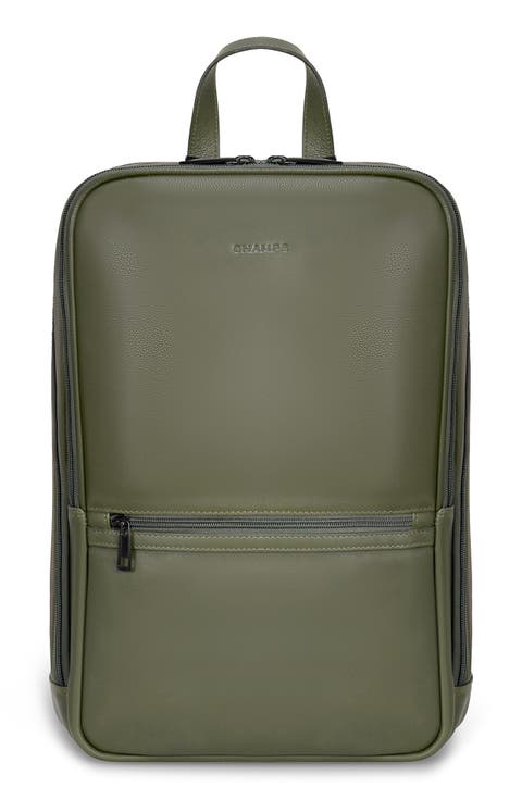 Onyx Leather Backpack