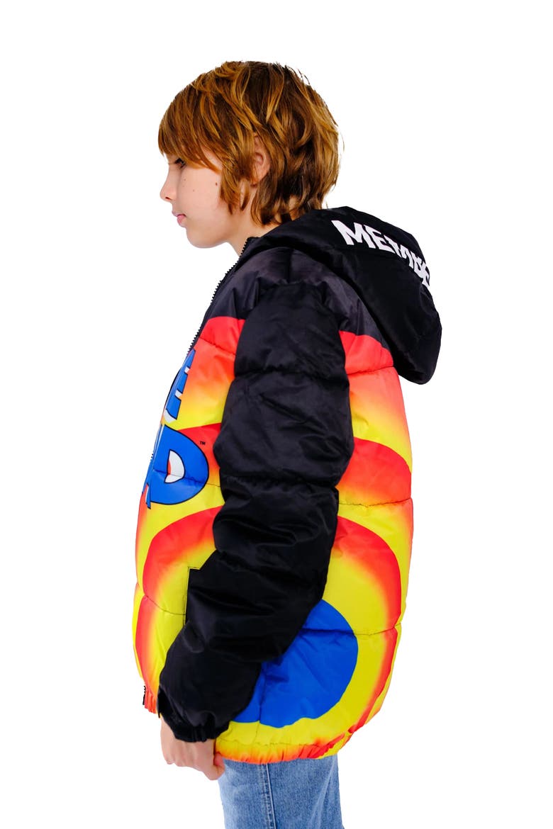 Boy's Tune Squad Puffer Jacket, Alternate, color, Black