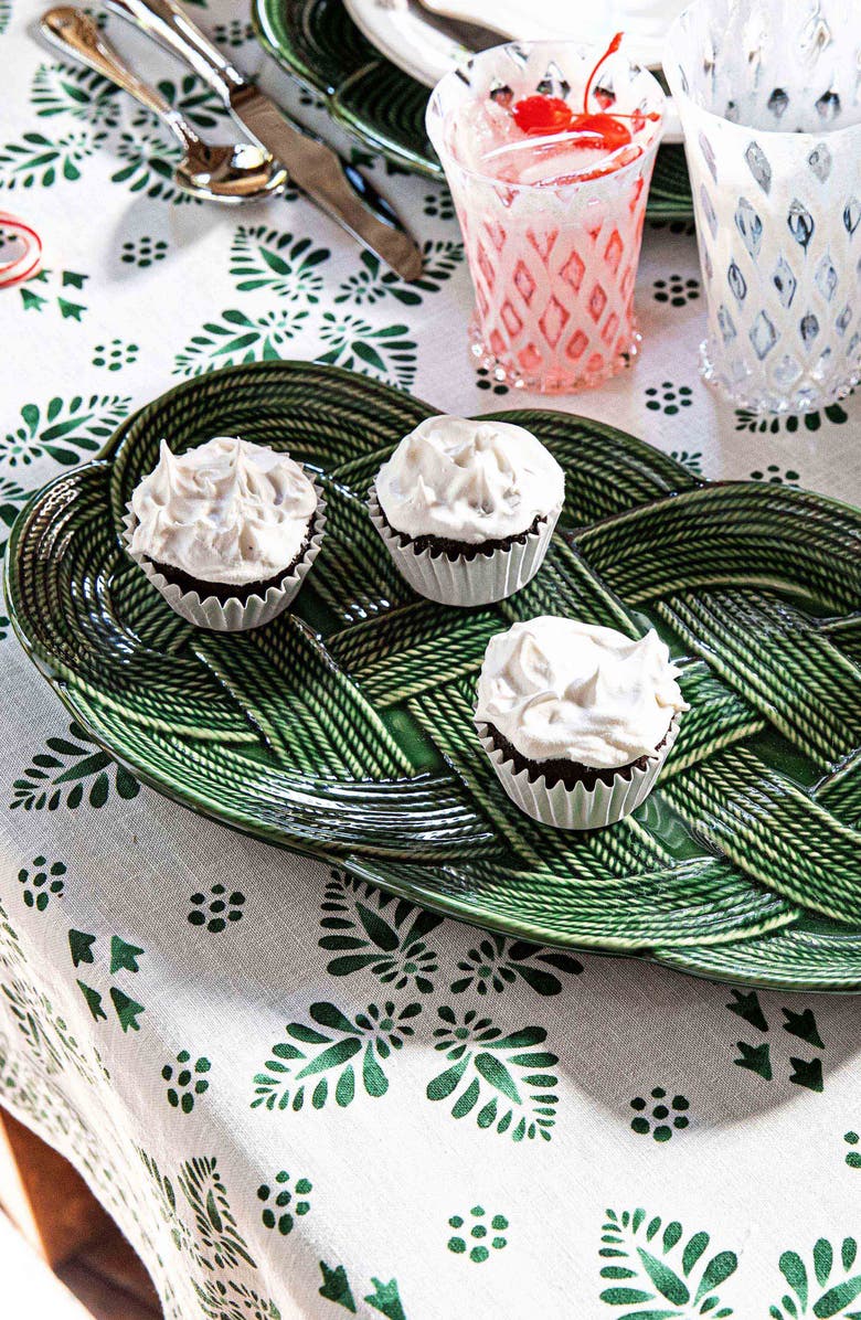 Juliska Le Panier Mystic Knot Hostess Tray, Alternate, color, Basil