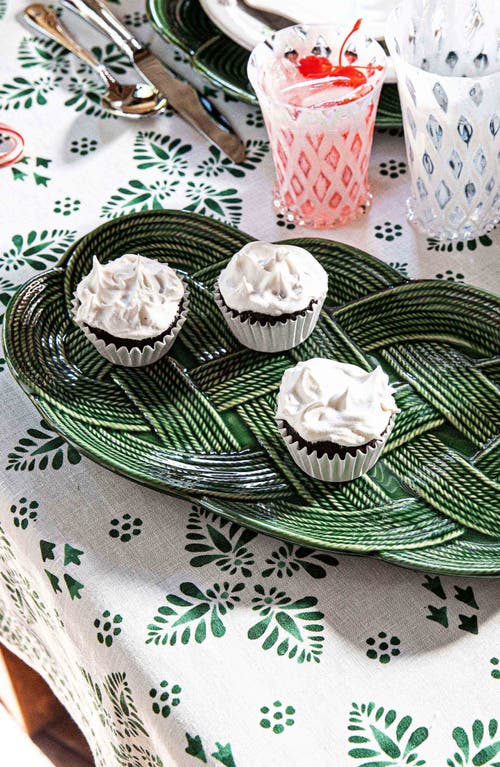 Juliska Le Panier Mystic Knot Hostess Tray In Green