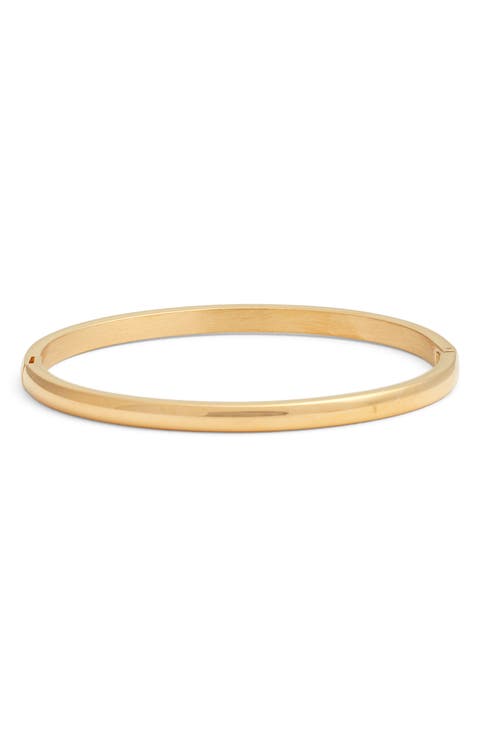 Polished Simple Bangle Bracelet