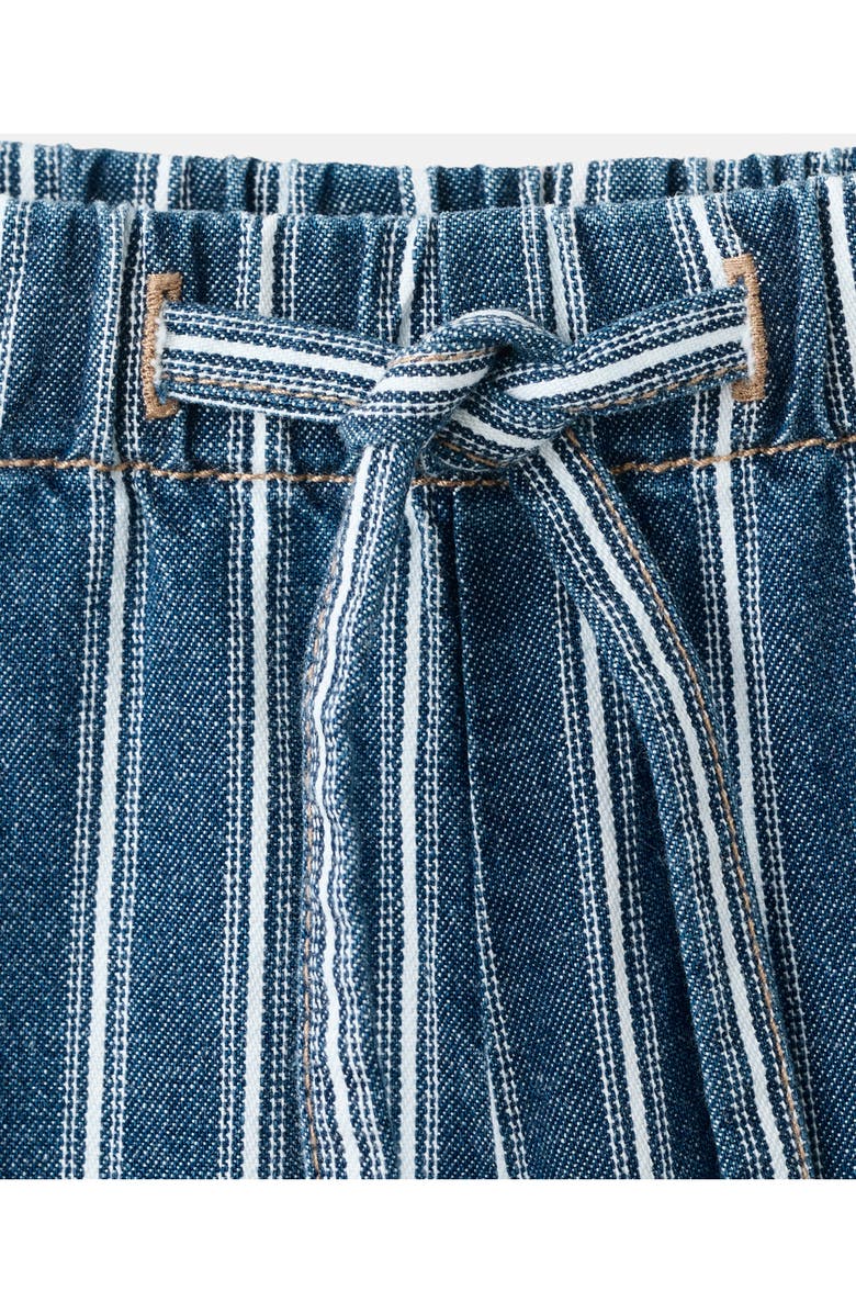 MANGO Drawstring Straight Leg Pants, Alternate, color, Blue