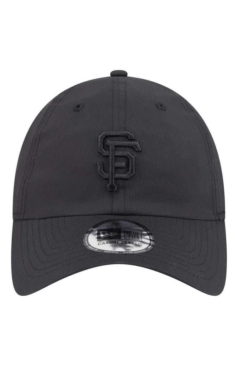 New Era Men's New Era Black San Francisco Giants Ripstop Casual Classic Adjustable Hat, Alternate, color,