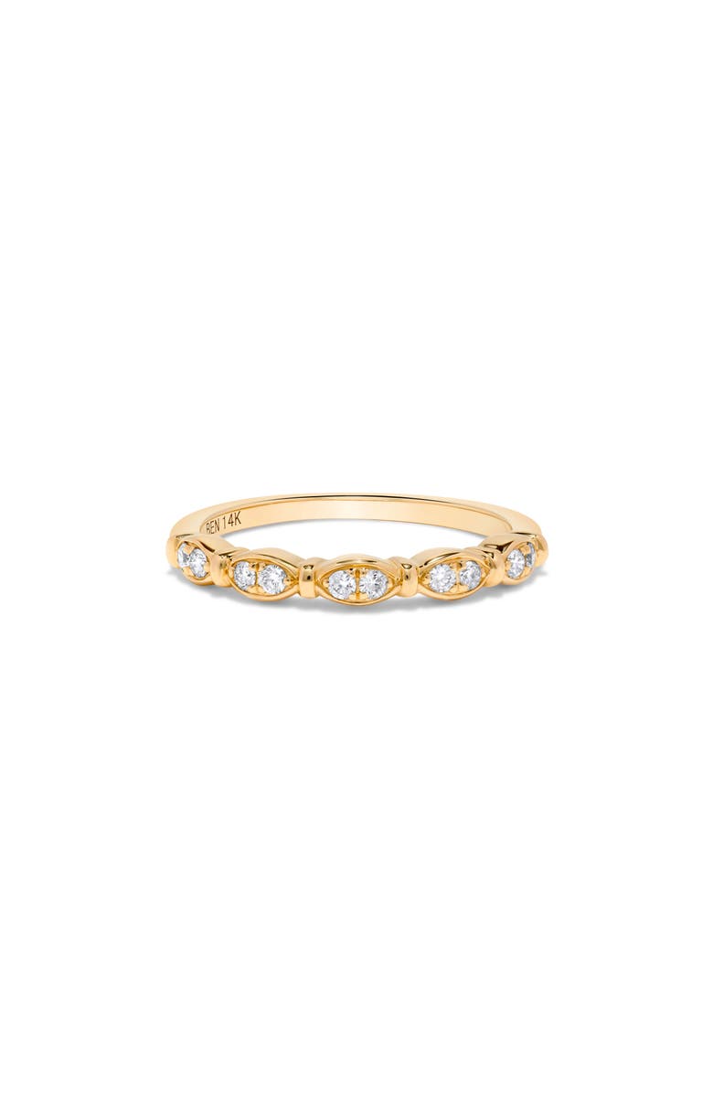 H.J. Namdar Diamond Oval Stacking Ring, Main, color, 