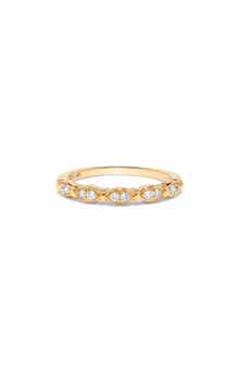 H.J. Namdar Diamond Oval Stacking Ring