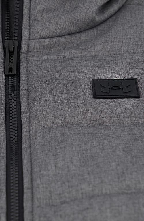 Under Armour Kids' 2fer Water Resistant Hoodie Vest In Gray