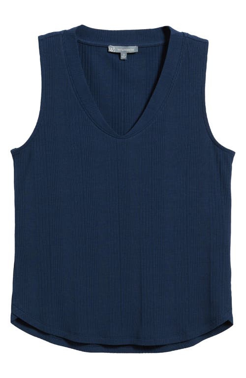 Wit & Wisdom V-neck Rib Tank