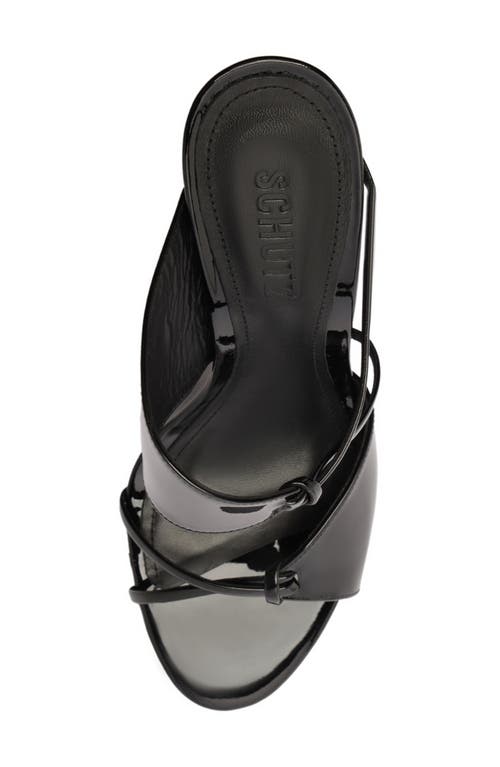 Schutz Jasmine Slide Sandal In Black