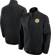 FANATICS Men's Fanatics Black Boston Bruins Authentic Pro Rink Full-Zip Coaches Jacket