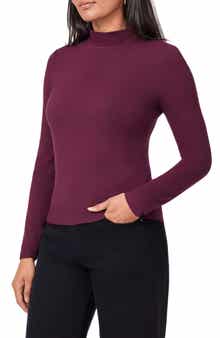 Scotch & Soda Long Sleeve Mock Neck Top