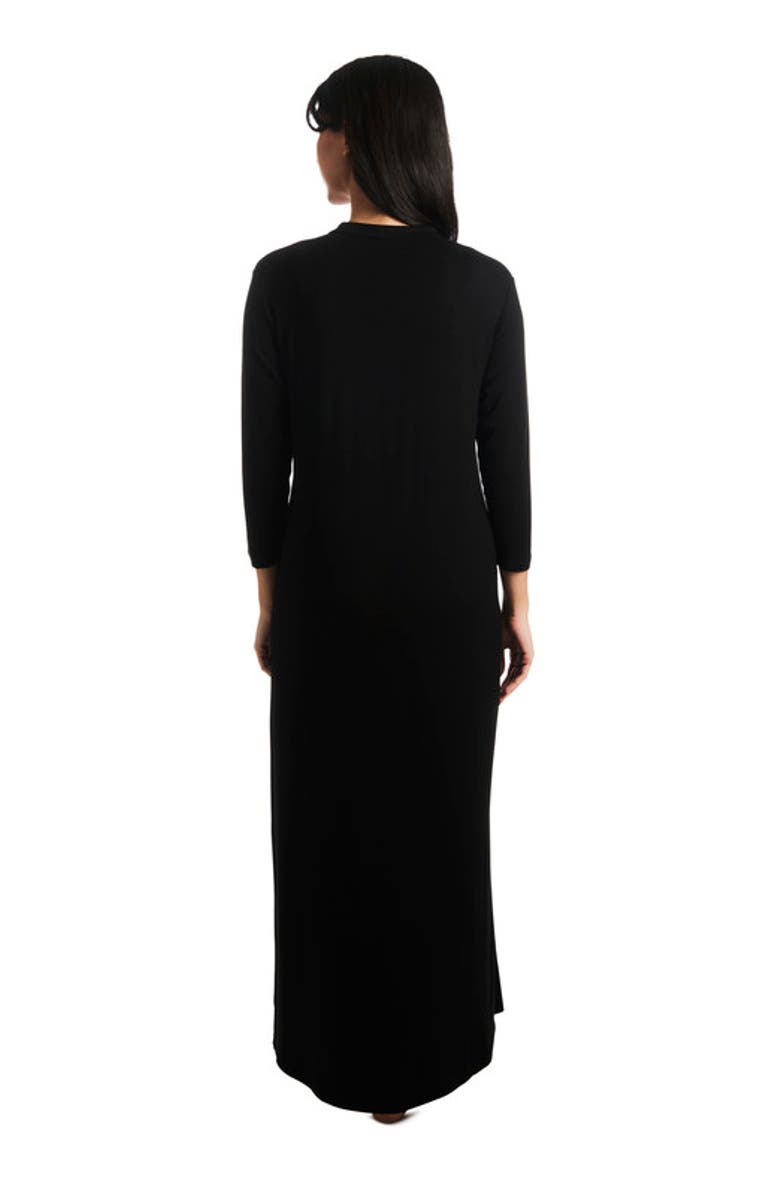 Everly Grey Juliana Maternity/Nursing Dress, Alternate, color, Black