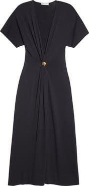 Altuzarra Rene Plunge Neck Sweater Dress