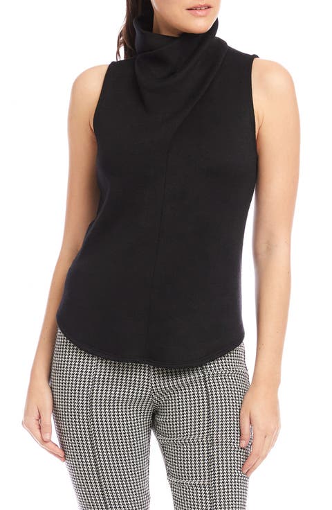 Abbey Turtleneck Knit Tank