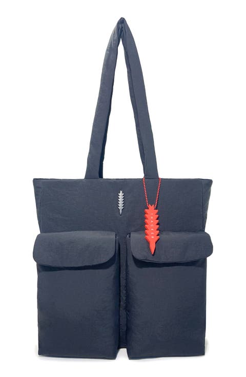 Avi N/S Pocket Tote Bag