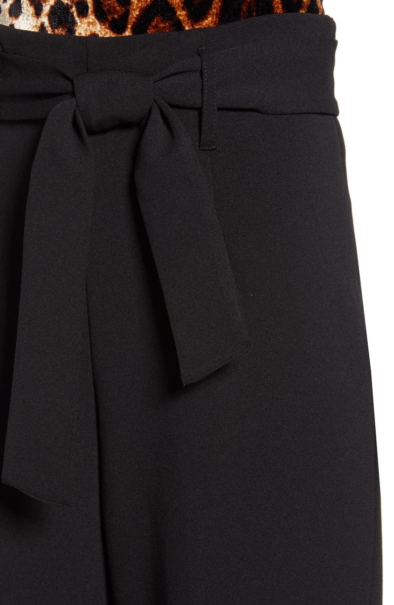 Leith High Waist Belted Pants, Alternate, color, 