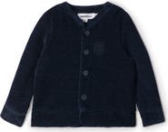 The Umbrella Academy Velvet Crest Embroidered Button Front Blazer