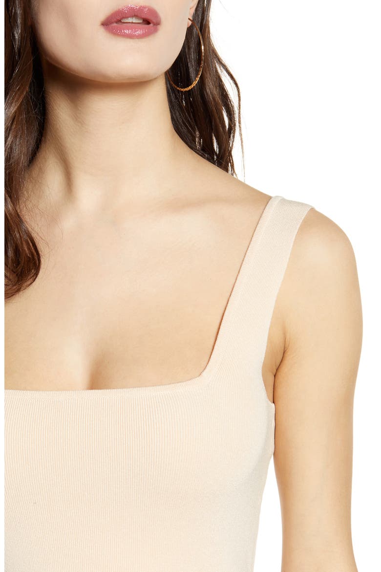Square Neck Sleeveless Sweater, Alternate, color, BEIGE WHISPER