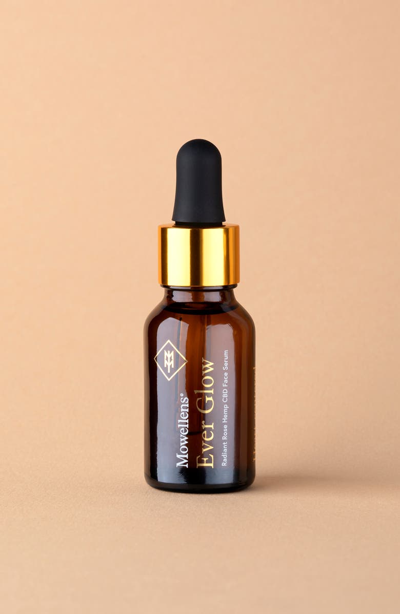 Mowellens Ever Glow Radiant Rose Hemp + CBD Face Serum, Alternate, color, 