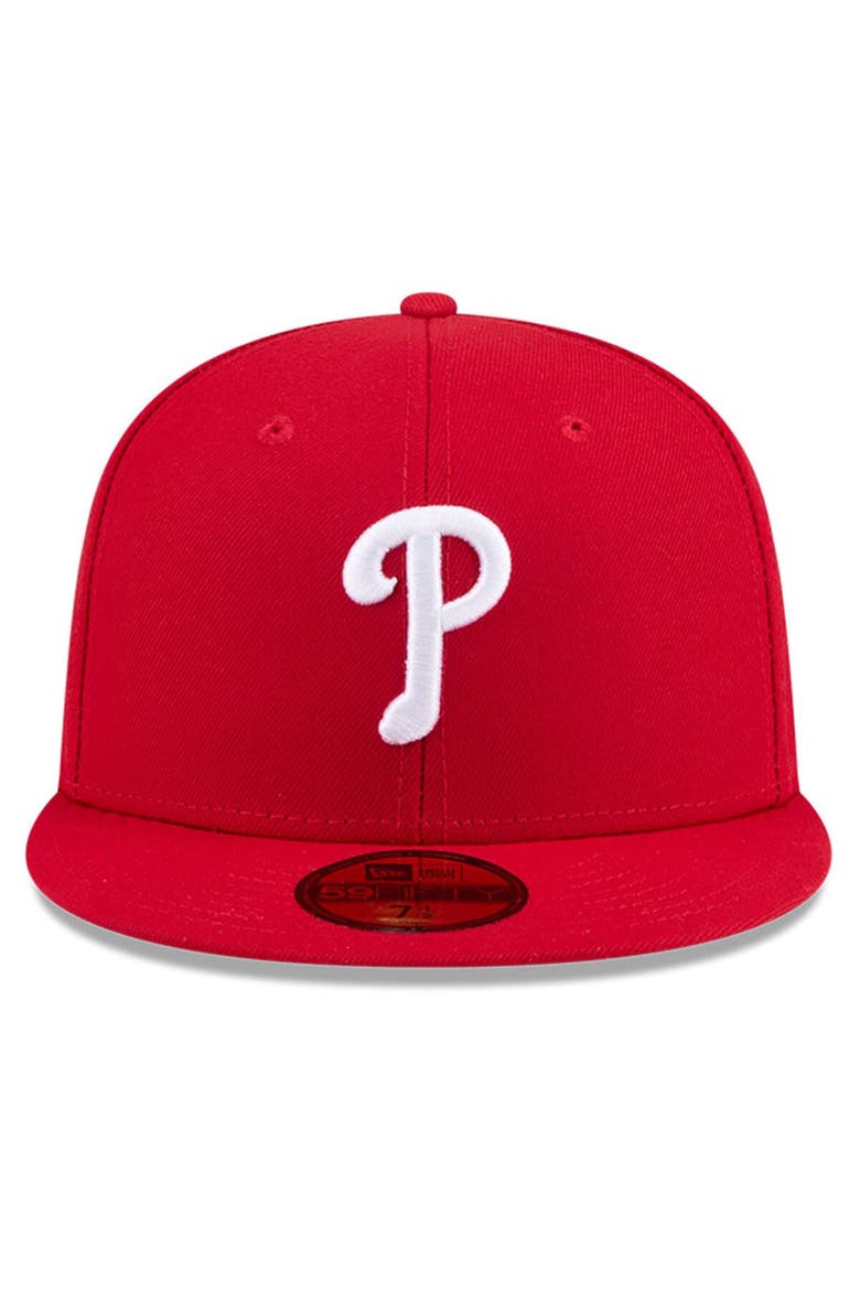 Men's New Era Red Philadelphia Phillies 2026 Jackie Robinson Day 59FIFTY Fitted Hat, Alternate, color, Red