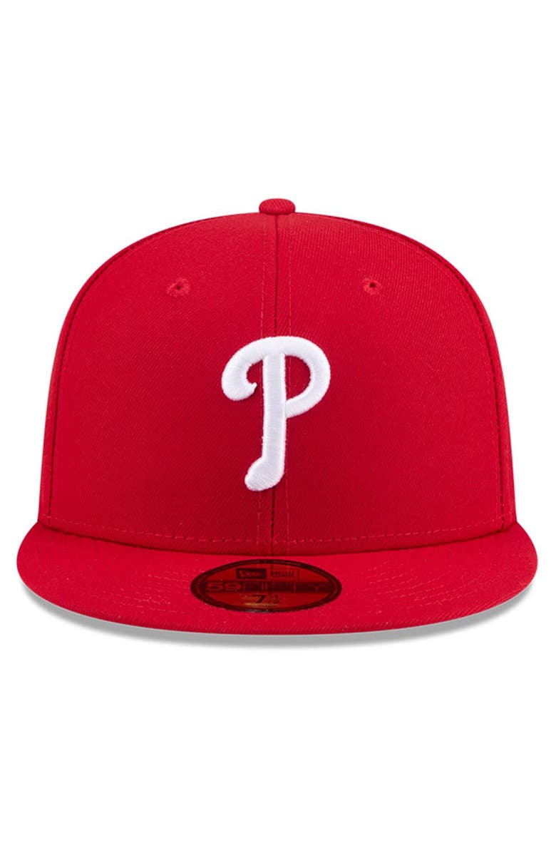New Era Men's New Era Red Philadelphia Phillies 2026 Jackie Robinson Day 59FIFTY Fitted Hat, Alternate, color, Red