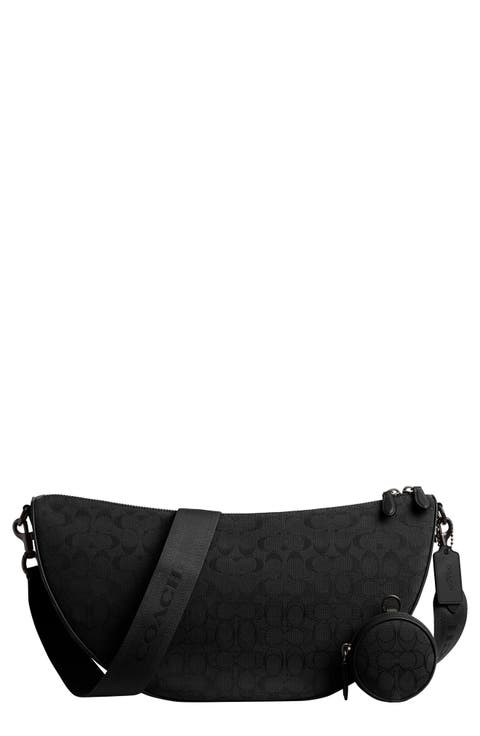 Hall Soft Signature Jacquard Sling Bag