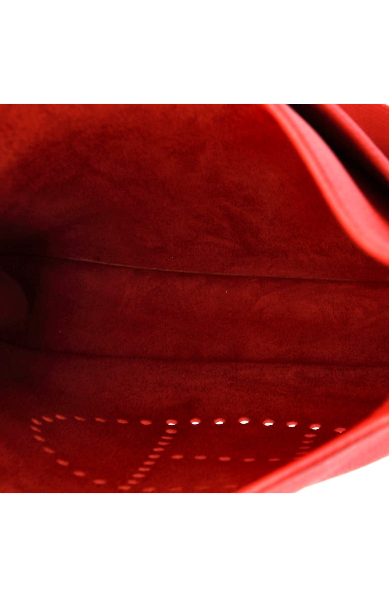 Pre-Owned Hermes Evelyne Bag Gen III Clemence PM, Alternate, color, Rouge Casaque