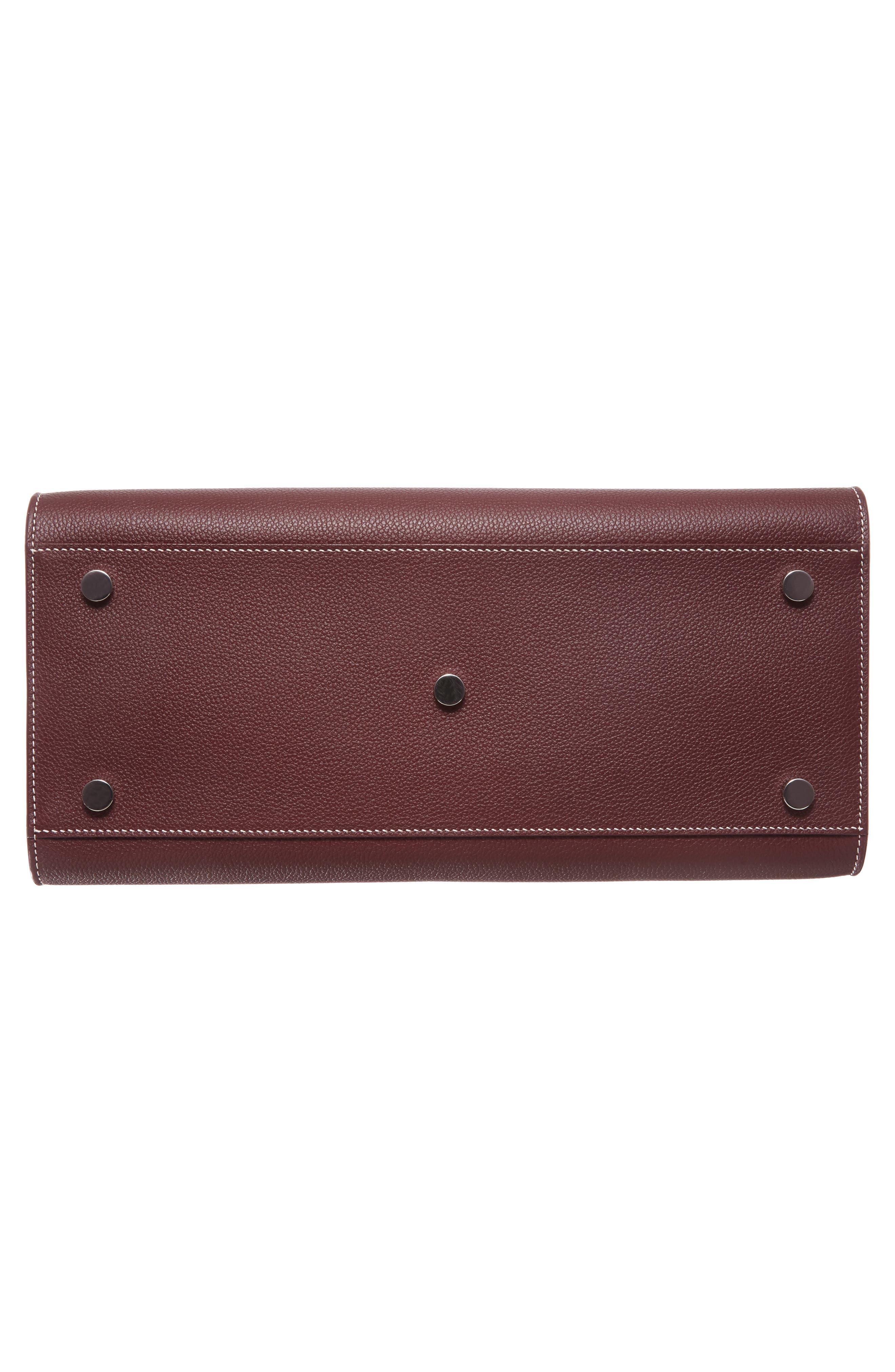 Small Sac de Jour Calfskin Leather Tote, Alternate, color, ROUGE LEGION