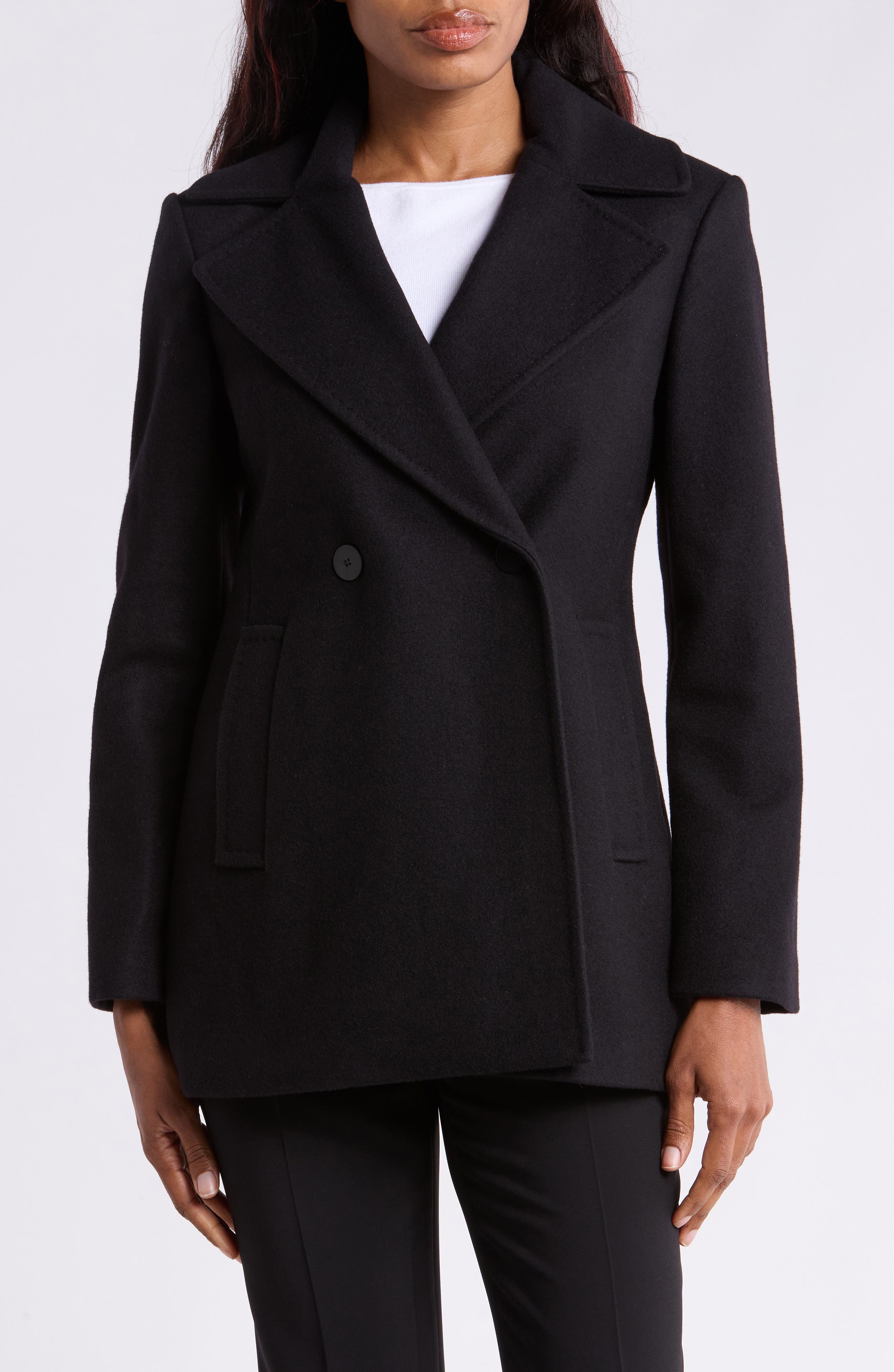Sculpted Peacoat