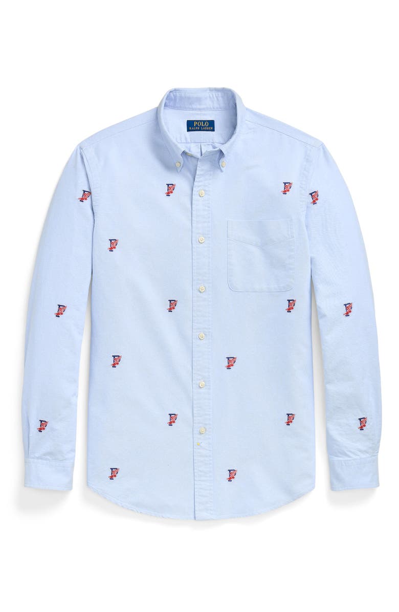 Polo Ralph Lauren Classic Oxford Button-Down Sport Shirt, Alternate, color, 
