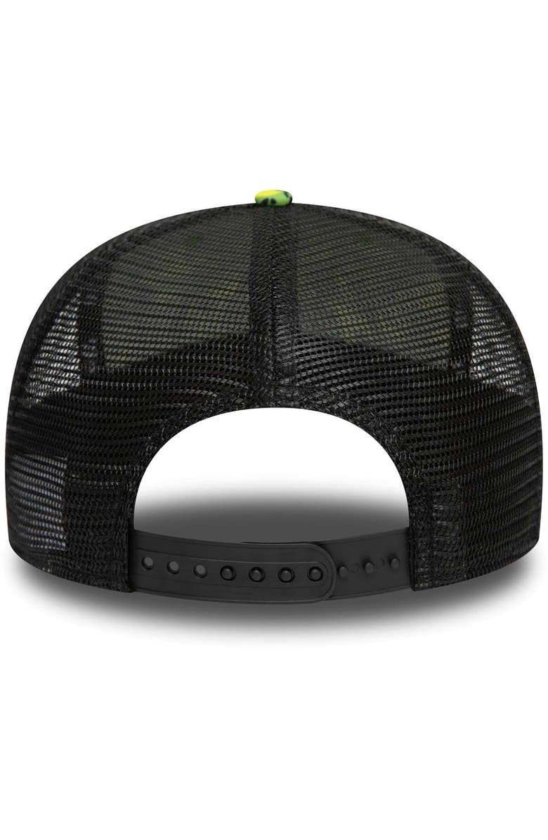 New Era Men's New Era Green McLaren F1 Team Camo Pre-Curved 9FIFTY Trucker Adjustable Hat, Alternate, color, 