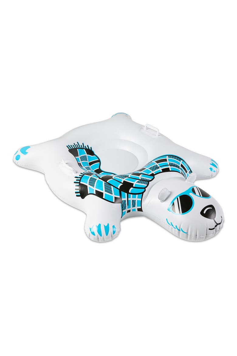 Polar Bear Inflatable Snow Tube, Main, color, MULTI