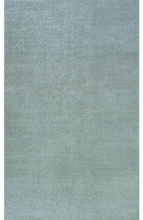 Jonathan Y Haze Solid Low-pile Area Rug In Blue