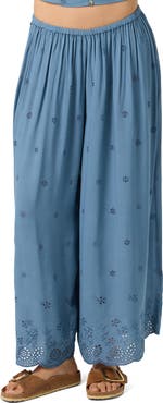 O'Neill Delaney Eyelet Wide Leg Pants