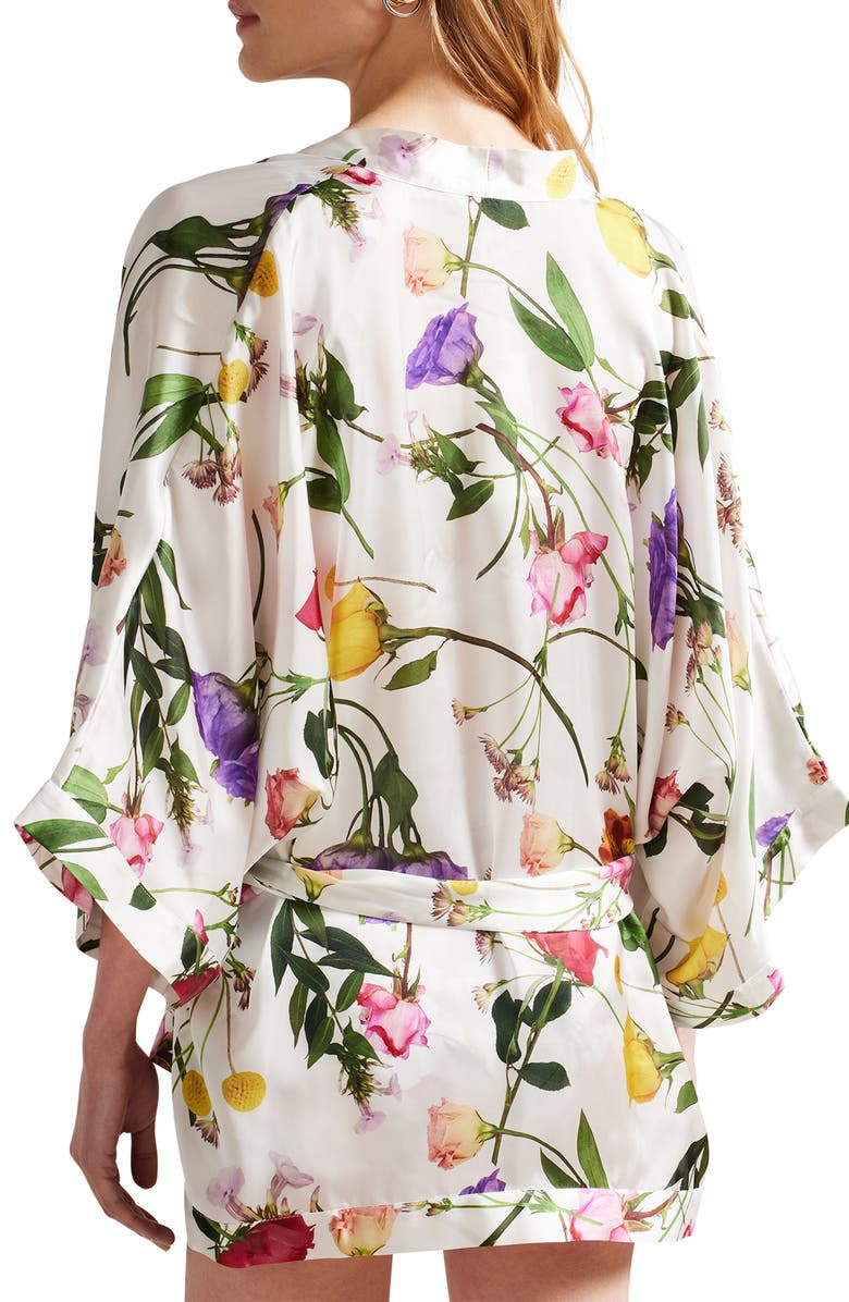 Ted Baker London Paulaah Floral Ruana, Alternate, color,