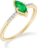 YS GEMS Marquis Gemstone Ring