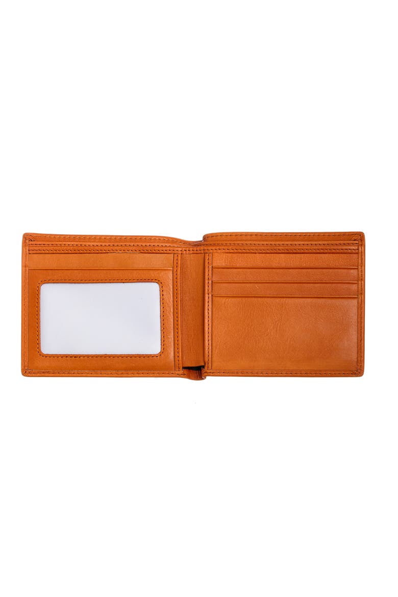 Locke Bi Fold Wallet, Alternate, color, Orange