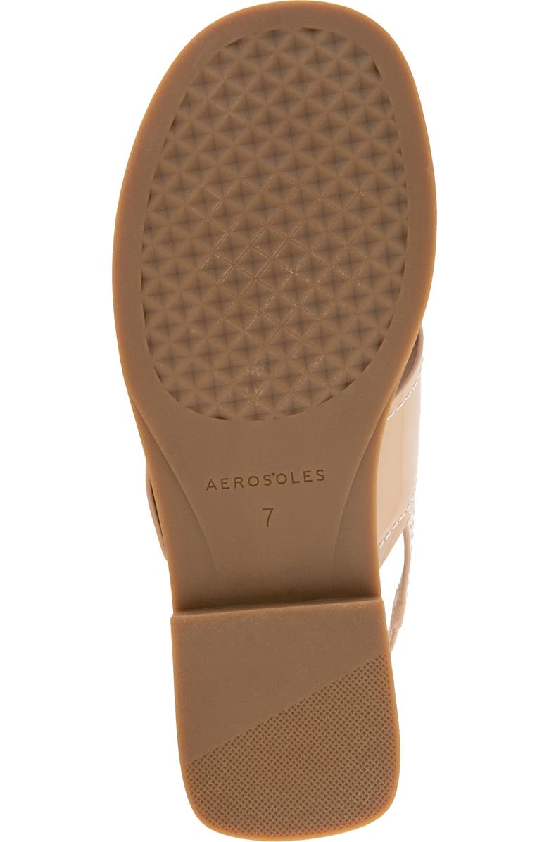 Aerosoles Cassa Slingback Sandal, Alternate, color, Beige Bisque Patent Leather