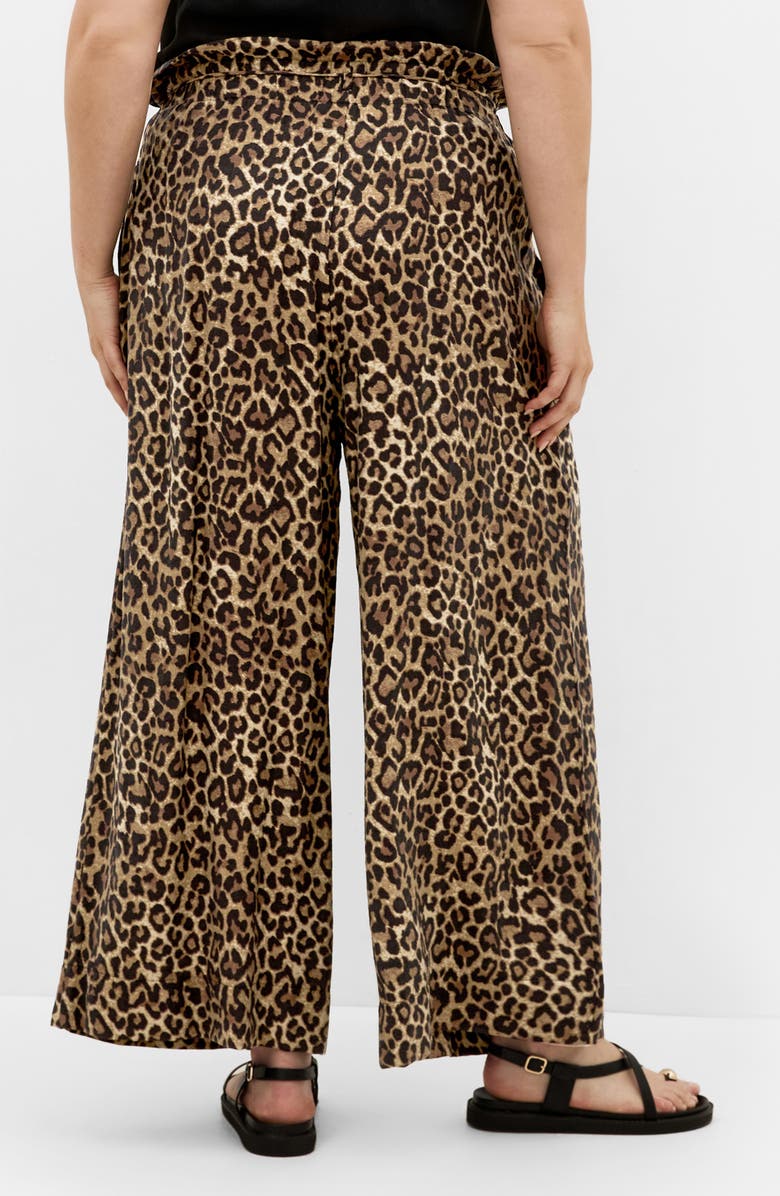 City Chic Resort Print Pants, Alternate, color, Leopard