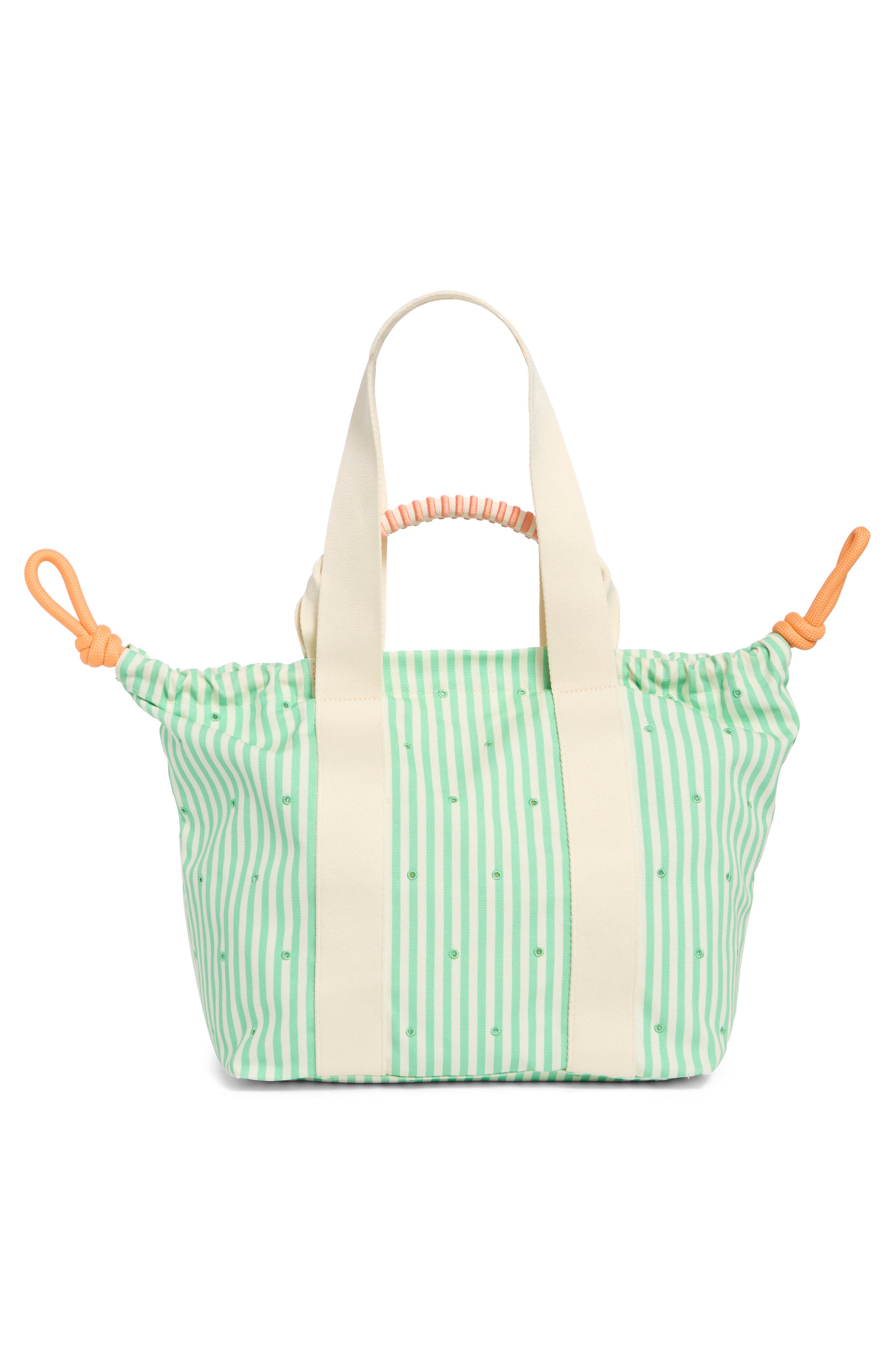 Coastal Carryall Stripe Canvas Tote, Alternate, color, ALOE GREEN STRIPE