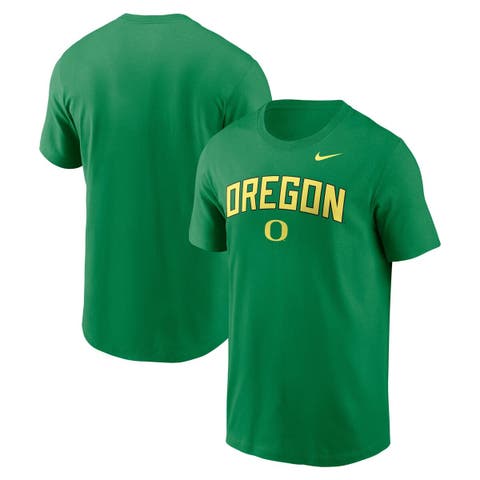 Men's Nike Green Oregon Ducks Primetime Arch Stack T-Shirt