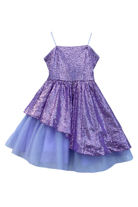 Sequin Peek-a-Boo-Dress