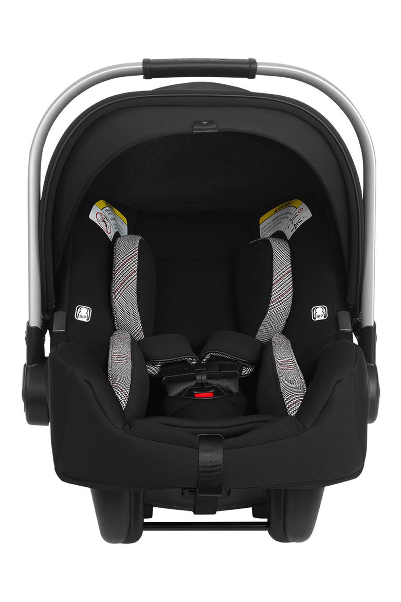 PIPA™ Ellis Flame Retardant Free Car Seat & Base (Nordstrom Exclusive), Main, color, CAVIAR/ ZINFANDEL