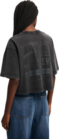 売れ筋商品|||コットンオン カットソー トップス レディース Women's The Cropped Boxy Graphic Tee Moonlight/marshammlow Cropped Boxy Tee
