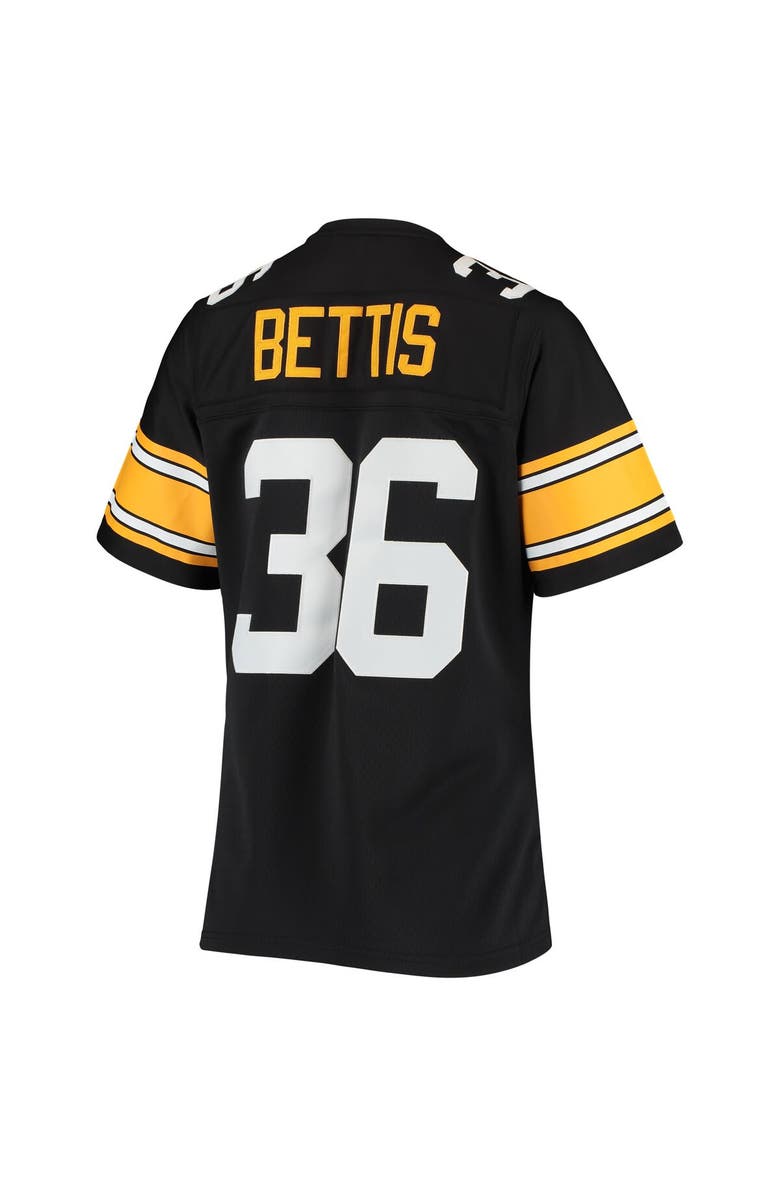 Mitchell & Ness Women's Mitchell & Ness Jerome Bettis Black Pittsburgh Steelers 1996 Legacy Replica Jersey, Alternate, color, Black