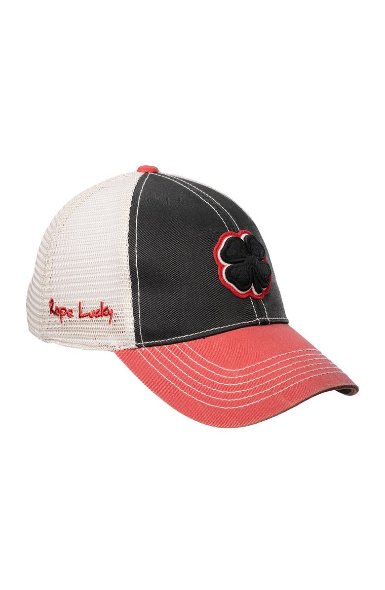 Black Clover Two Tone Vintage 4 Hat, Alternate, color, Black