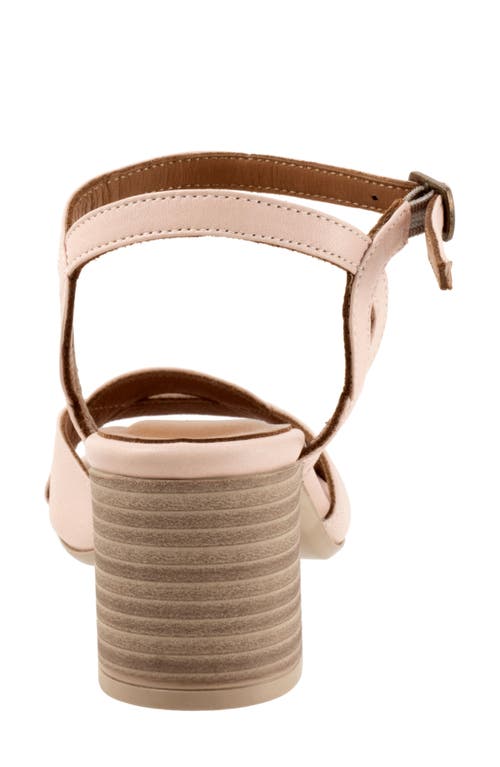Bueno Roman Ankle Strap Sandal In Pale Pink