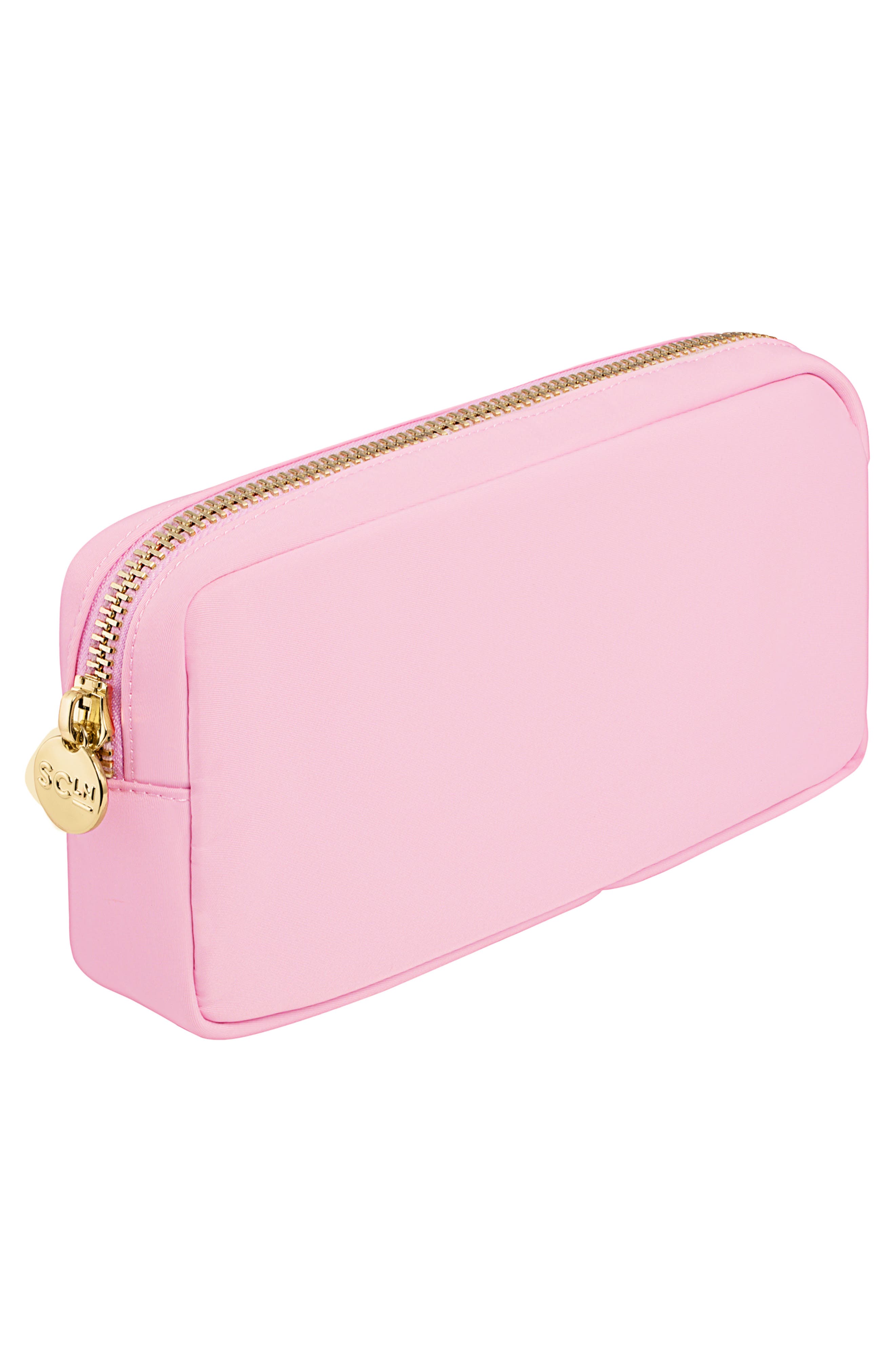 Small Nylon Pouch, Alternate, color, FLAMINGO