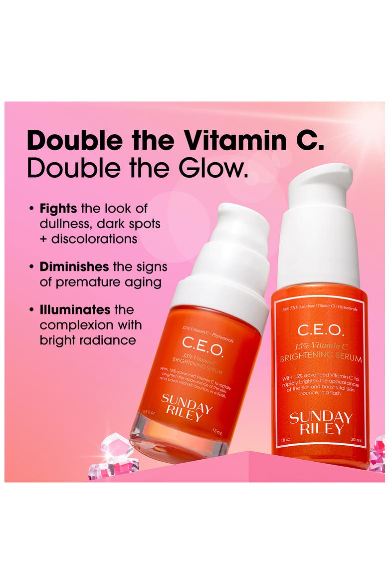Home & Away Brighten, Revitalize & Glow C.E.O. Serum Duo (Limited Edition) $135 Value, Alternate, color, NO COLOR